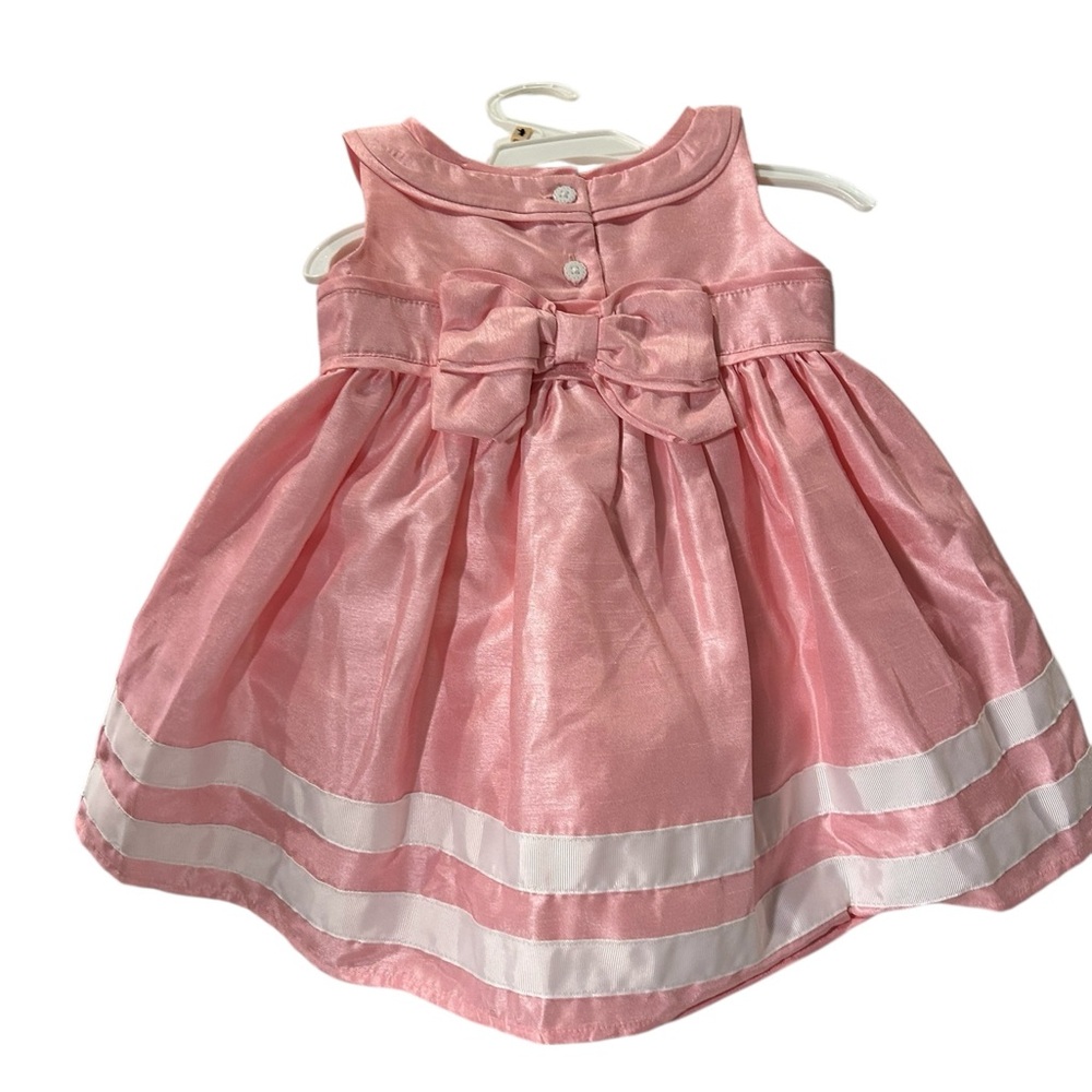 Gymboree Pink and White Ribbon Dress 🆕 - Picture 2 of 8